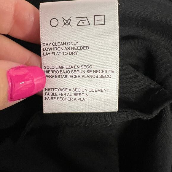 Cleobella Keilani Black Crochet Floral Hand Knit Midi Dress M Chic Boho Cottage - Picture 12 of 16